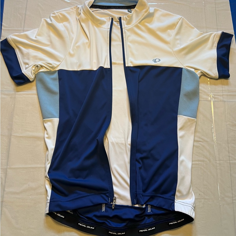Pearl iZUMi Elite Cycling Jersey Womens M, Blue, Great Condition